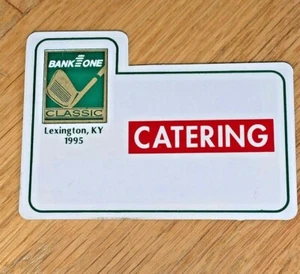 Bank One Classic Senior PGA TOUR 1995 - Lexington Kentucky insignia de empleado  - Imagen 1 de 3
