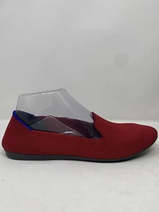 Rothy's The Flat Red Classic Ballet Round Toe Knit Women’s Sz 7.5 Classiccore - Picture 1 of 8