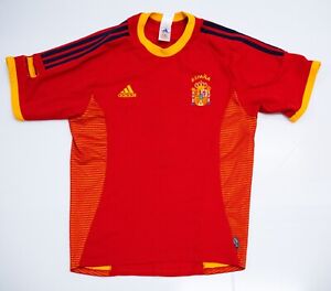 Adidas Spanien Nationalmannschaft Heim Trikot 2002-2004 Gr. M Home Raul Jersey