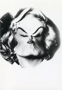 Postal de Weegee de 1960 foto de Marilyn Monroe 4x6 - Imagen 1 de 1