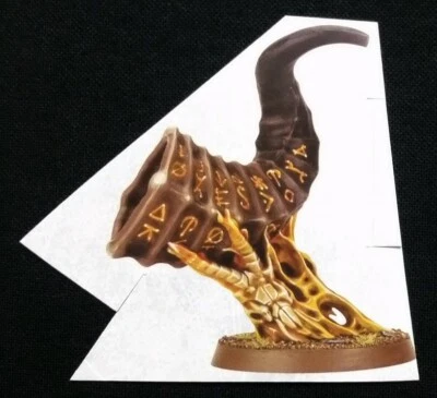Endless Spells Beasts Chaos DOOMBLAST DIRGEHORN Warhammer Age of Sigmar Beastmen - Image 1 of 2