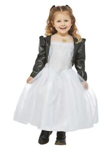 NEW Girl's Bride of Chucky Tiffany Jacket, Dress Fancy Dress Halloween Costume