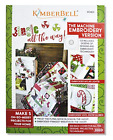 KIMBERBELL Jingle All The Way! Machine Embroidery CD & Sewing Book KD801