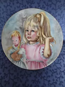 VINTAGE 1976 "PINKY AND BABY" Plate from Limoges France. - Picture 1 of 7