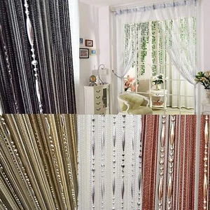 Curtain String Dew Drop Chain Home Door Room Divider Fly Bug Screen Beaded Panel - Picture 1 of 11