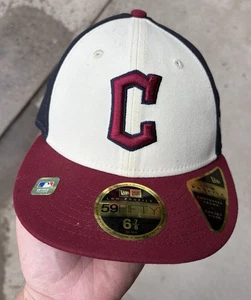 Cleveland Indians Hat Cap Fitted MLB Baseball New Era City Connect 59 Fifty - Picture 1 of 12
