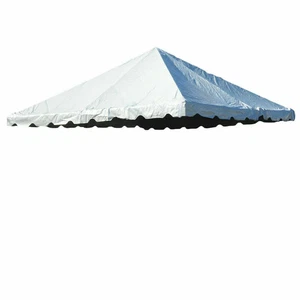 Replacement West Coast Frame Tent Top 20x20 White PVC Canopy Party Gazebo Used - Picture 1 of 2