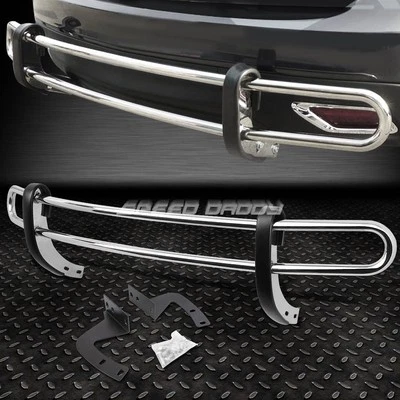 FOR 09-14 NISSAN MURANO STAINLESS STEEL DOUBLE BAR REAR BUMPER PROTECTOR GUARD - Image 1 of 4