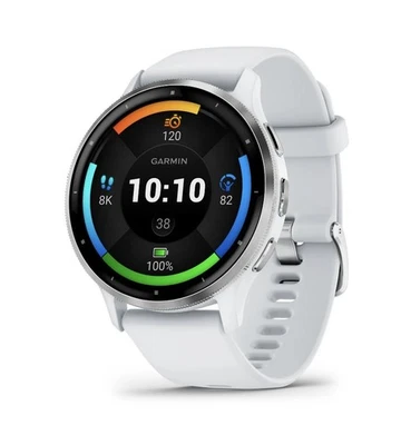"Reloj inteligente Garmin Venu 3 plateado acero inoxidable 1,4"" pantalla táctil AMOLED" Foto 1 de 4