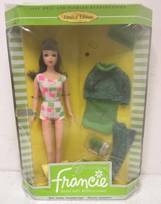 Rara reproducción 1996 Francie Barbie - NRFB - ¡Excelente estado! Foto 1 de 3