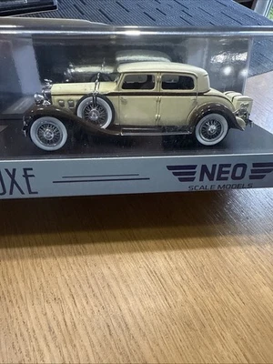 NEO SCLAE MODEL DELUXE 1/43 Stutz DV32 седан Monte Carlo от Weymann 1933 - Изображение 1 из 4