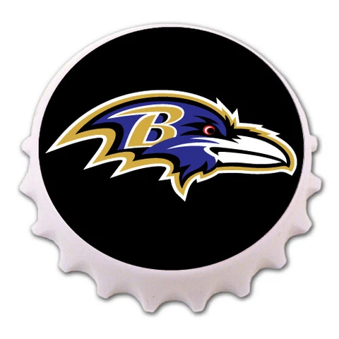 Baltimore Ravens Bottle Cap Magnet Bottle Opener Cover