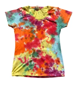 Rainbow Tie-Dye T-Shirt – Feminine Fit M - Picture 1 of 2
