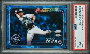 Ezequiel Tovar 2024 Topps Chrome Sapphire #565 Rockies PSA 9 POP 1 - Bild 1 von 2