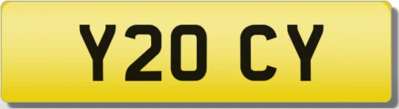 CY INITIALS  Private CHERISHED Registration Number PLATE Y2 OCY - Image 1 of 1