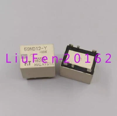 4pcs used 59ND12-Y-HW 12VDC 6 pin relay - Image 1 of 2