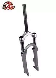ALTA Bike Bicycle M.T.B Fork 20 Capa-T Threaded 1" Suspension V Black Silver. - Picture 1 of 4