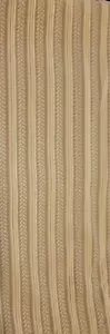 VINTAGE 1960s-1970'S Beige & Tan Stripe Knit FABRIC craft, clothing, Soft! - Picture 1 of 5