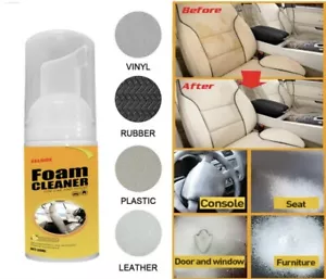 30ML Multi Purpose Foam Cleaner for Deep Cleaning of Car Interior New Leather - Picture 1 of 6