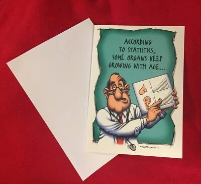 Naughty Greeting Card Funny Humor Sarcastic Joke Birthday  - Image 1 of 2