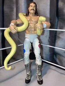 Jake Roberts - Hall of Fame 6 mit 2 Schlangen WWE Mattel AEW Elite Ultimate Cla... - Bild 1 von 4