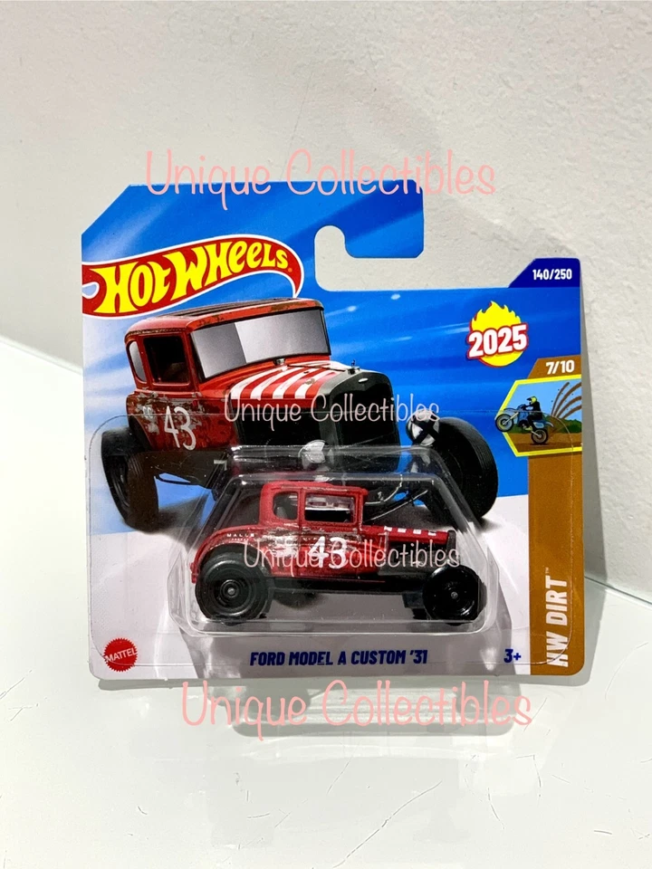 Hot Wheels Ford Model A Custom '31 HW Dirt 7/10 Short Card Brand NEW - Image 1 of 2