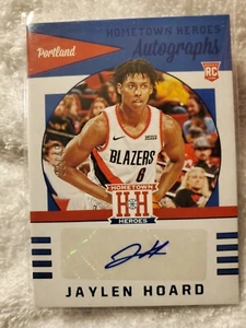 2019-20 Panini Chronicles Jaylen Hoard Hometown Heroes AUTO #22/49 Rookie Auto - Bild 1 von 3