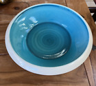 Rookwood 1917 XVII Large Footed Console Bowl Turquoise Ivory 1917 #2268B sm rep.