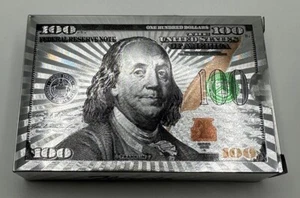 New Deck - Luxury Silver Poker Playing Cards Waterproof Plastic - Collection - Picture 1 of 4