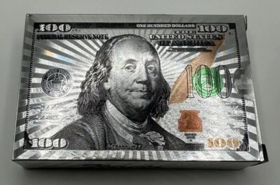 New Deck - Luxury Silver Poker Playing Cards Waterproof Plastic - Collection - Image 1 of 4