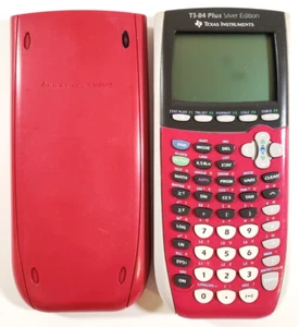 Texas Instruments TI-84 Plus Silver Edition Graphing Calculator Slide Cover Pink - Picture 1 of 6
