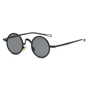 Glasses Retro Round Polarized Sunglasses Hippie Small Circle Glasses HOT - Picture 1 of 33