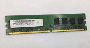 Micron 2GB 2Rx8 PC2-6400U DDR2 800MHz DIMM Memory RAM MT16HTF25664AZ-800H1 - Picture 1 of 1