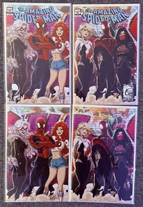 AMAZING SPIDER-MAN #63-#64 KAARE ANDREWS COVER DI COLLEGAMENTO ESCLUSIVE CONFEZIONE DA 4 NM - Foto 1 di 5