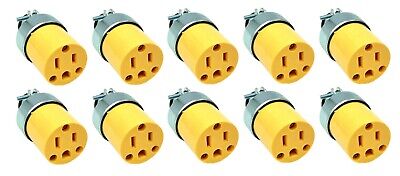 STURGID Pro ARMORED Female Electrical Plug Socket 3-Prong 125V 15A - 10 Pack • 14.98$