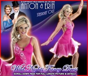 Strictly Come Dancing Anton & Erin Latin SALSA PINK Fancy Dress up costume