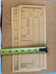 Department Cashier’s Report Manilla Envelope, 4.25” x 10.75”, Box Of 500 - Picture 1 of 4