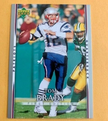 Tom Brady New England Patriots 2007 Upper Deck FIRST EDITION card# 56 - Image 1 of 2