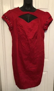 Neu mit Etikett Torrid Betty Boop ROTES KLEID MIT SCHLÜSSELLOCH FLÜGELÄRMELN Größe 20 STRETCH - Bild 1 von 8