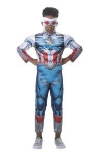 Rubie's Boys Marvel The Falcon & The Winter Soldier Captain America Costume M 8 - Picture 1 of 12