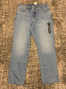 J. Jeans Crew para mujer 32T Curvy Essential recto lavado medio denim dobladillo crudo NUEVO - Imagen 1 de 24