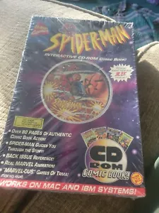 SpiderMan Interactive CD-ROM Comic Buch Windows/Mac 95 Marvel Avengers Neu Vintage - Bild 1 von 8