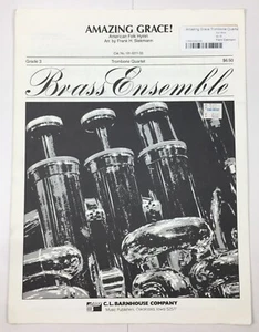 Amazing Grace Trombone Quartet Sheet Music Grade 3 Frank Siekmann CL Barnhouse - Picture 1 of 5