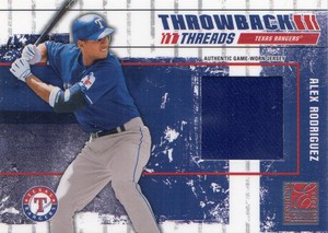 2003 (RANGERS) Donruss Elite Throwback Threads #70 A.Rodriguez/I.Rodriguez Jsy