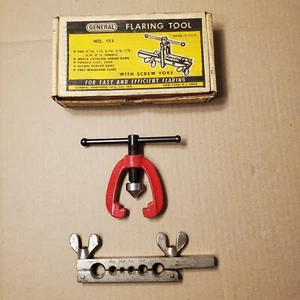 General #155 3/16" - 5/8" Flaring Tool Set With Original Box, USA - Picture 1 of 23