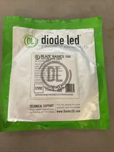 New Diode LED Blaze Basics 100 12v LED Tape Light 1.46W/ft 4200K 16.4ft Dimmable - Picture 1 of 3
