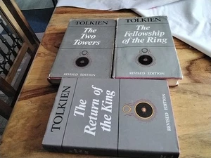 Tolkien Lord of the Rings 12nd Ed HB Set Allen & Unwin w/ Maps & DJs 60s 70s - Picture 1 of 2
