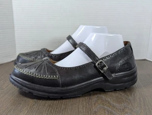 Scarpe mocassini Dr Comfort Paradise Mary Jane donna 9,5 W cuciture pelle nera - Foto 1 di 14