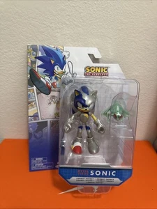 Figura Jakks Pacific 4" Sonic The Hedgehog Comic Collection "Metal Virus Sonic" - Imagen 1 de 5