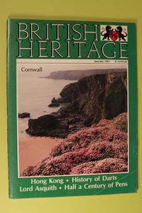 British Heritage Magazine June July 1983 Hong Kong Darts Lord Asquith History - Bild 1 von 7